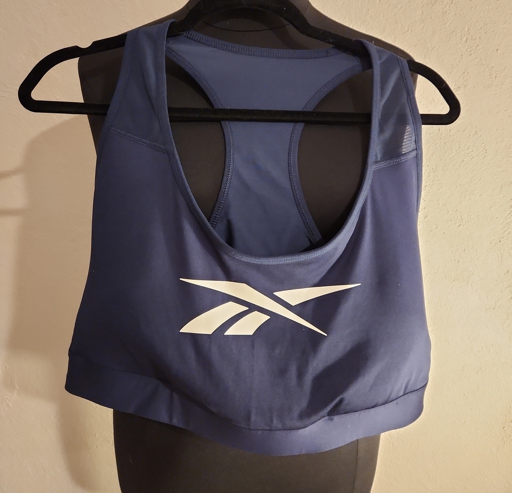 Reebok Blue Racerback Sports Bra
